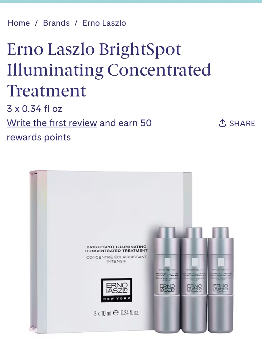 Erno Laszlo BrightSpot Illuminating Concentrated Treatment